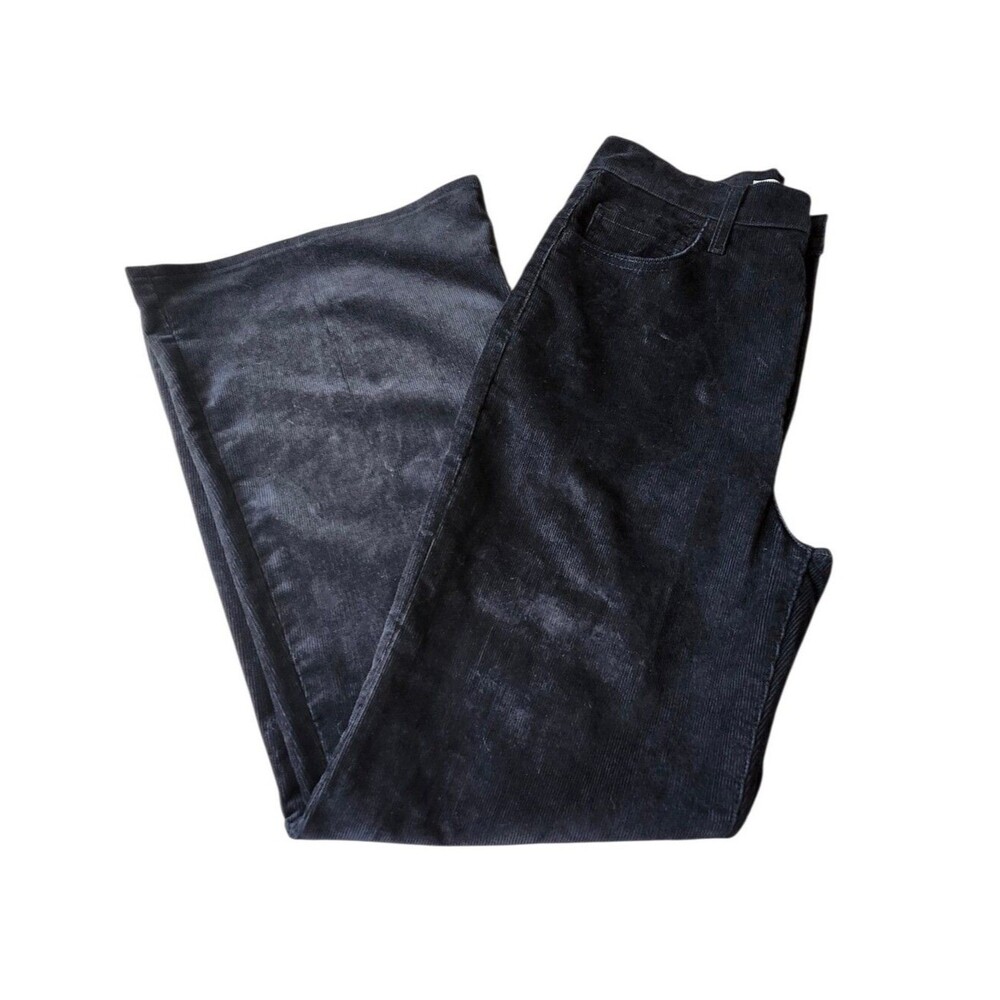 Levi's Ribcage Bell High Rise Flare Corduroy Pants Black Sz. 31